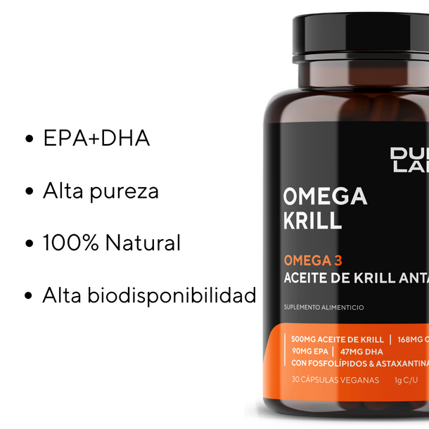OMEGA KRILL | Omega 3 Aceite de Krill Antártico | 60 cápsulas – Dumo Labs